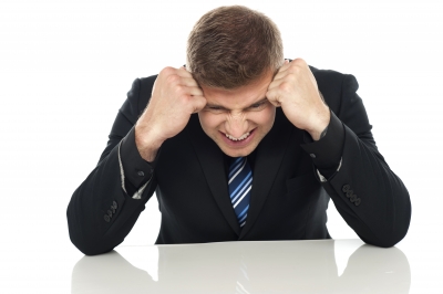 Frustrated businessman by stockimages